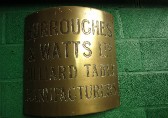 MISC010 Burroughes & Watts bronze wall plaque c1880